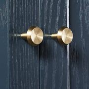 Round Solid Brass Kitchen Knobs gallery detail image