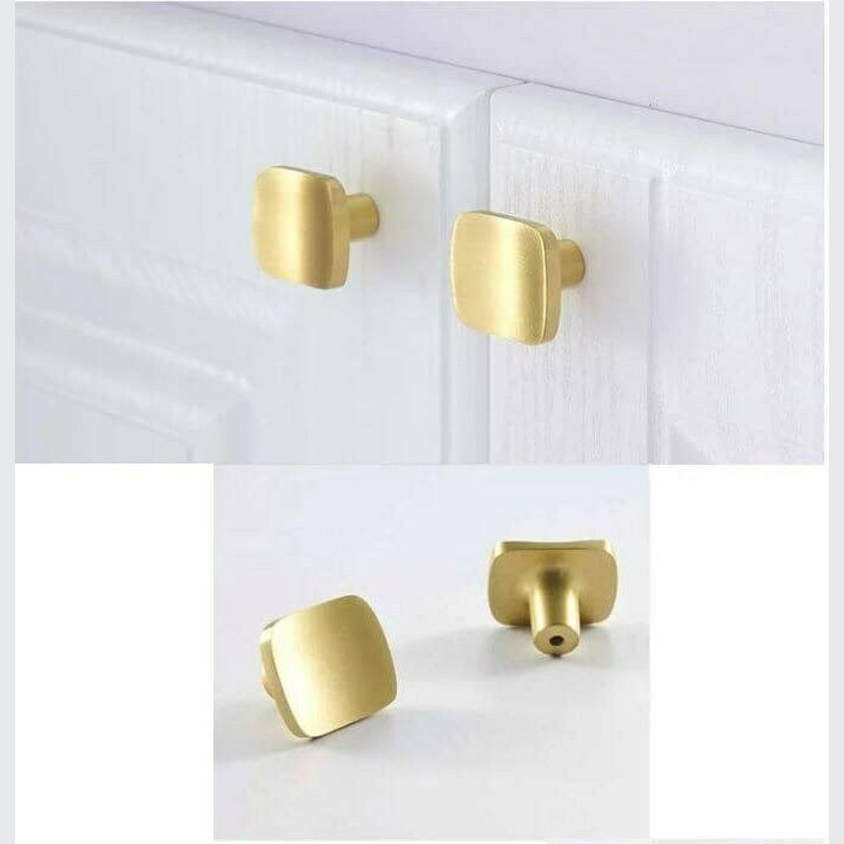 Solid Brass Kitchen Cabinet Knobs gallery detail image
