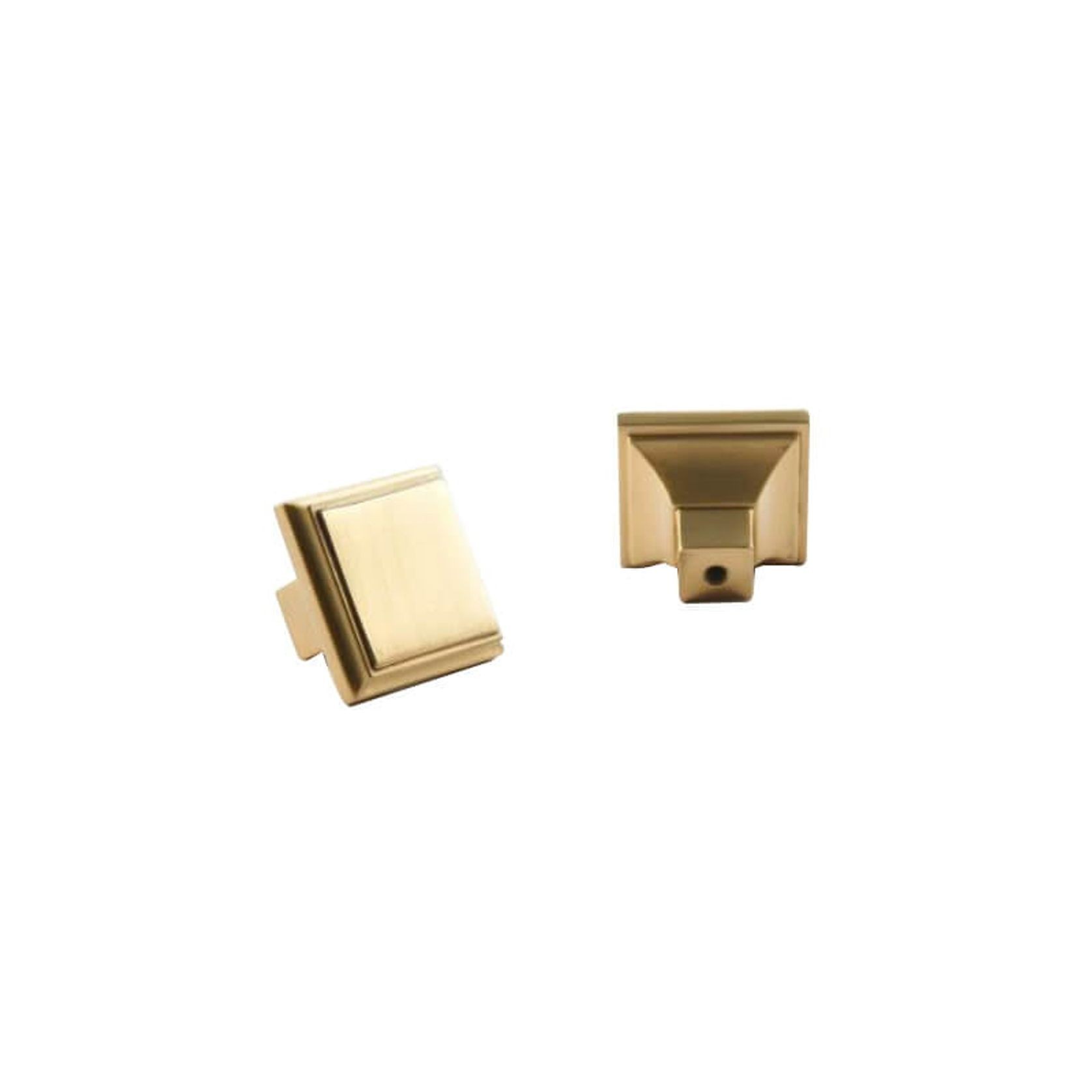 Square Solid Brass Drawer Knobs gallery detail image