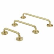 kitchen drawer handles whitehaven solid brass gallery detail image