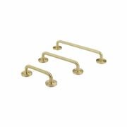 kitchen drawer handles whitehaven solid brass gallery detail image