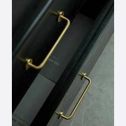 kitchen drawer handles whitehaven solid brass gallery detail image