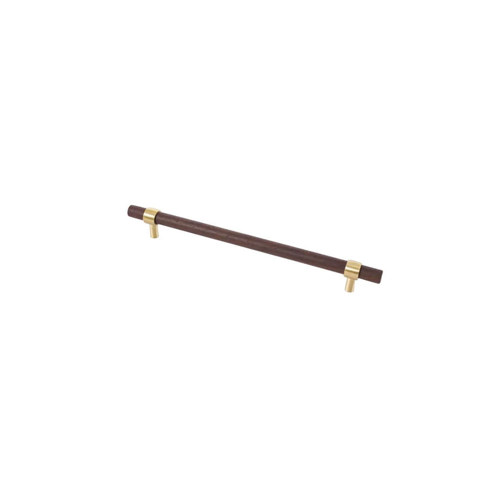 Cable Beach Walnut & Solid Brass Drawer Handles gallery detail image
