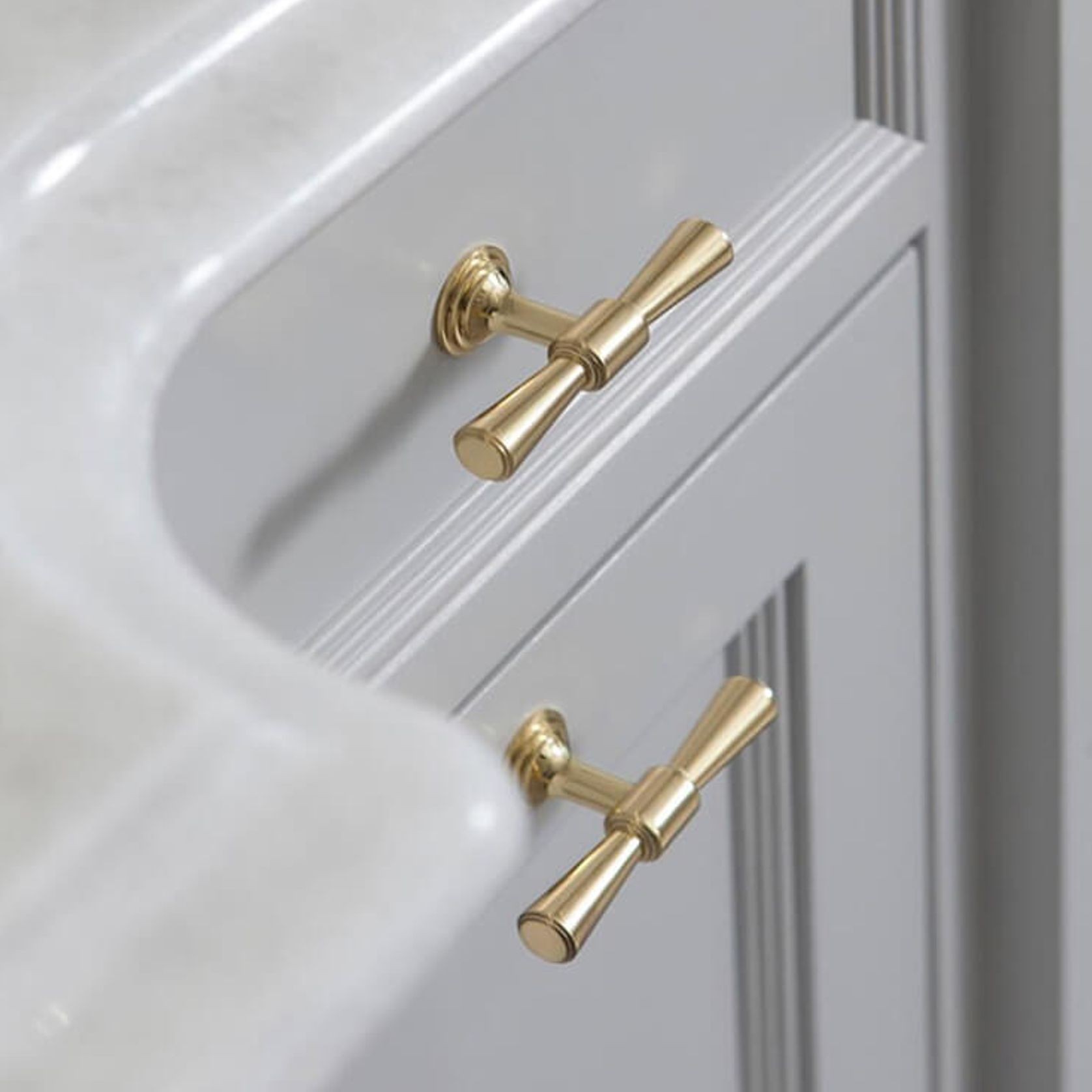 Cronulla Solid Brass Drawer Handles gallery detail image