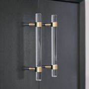 Paris Acrylic & Brass Drawer Pull Handles gallery detail image