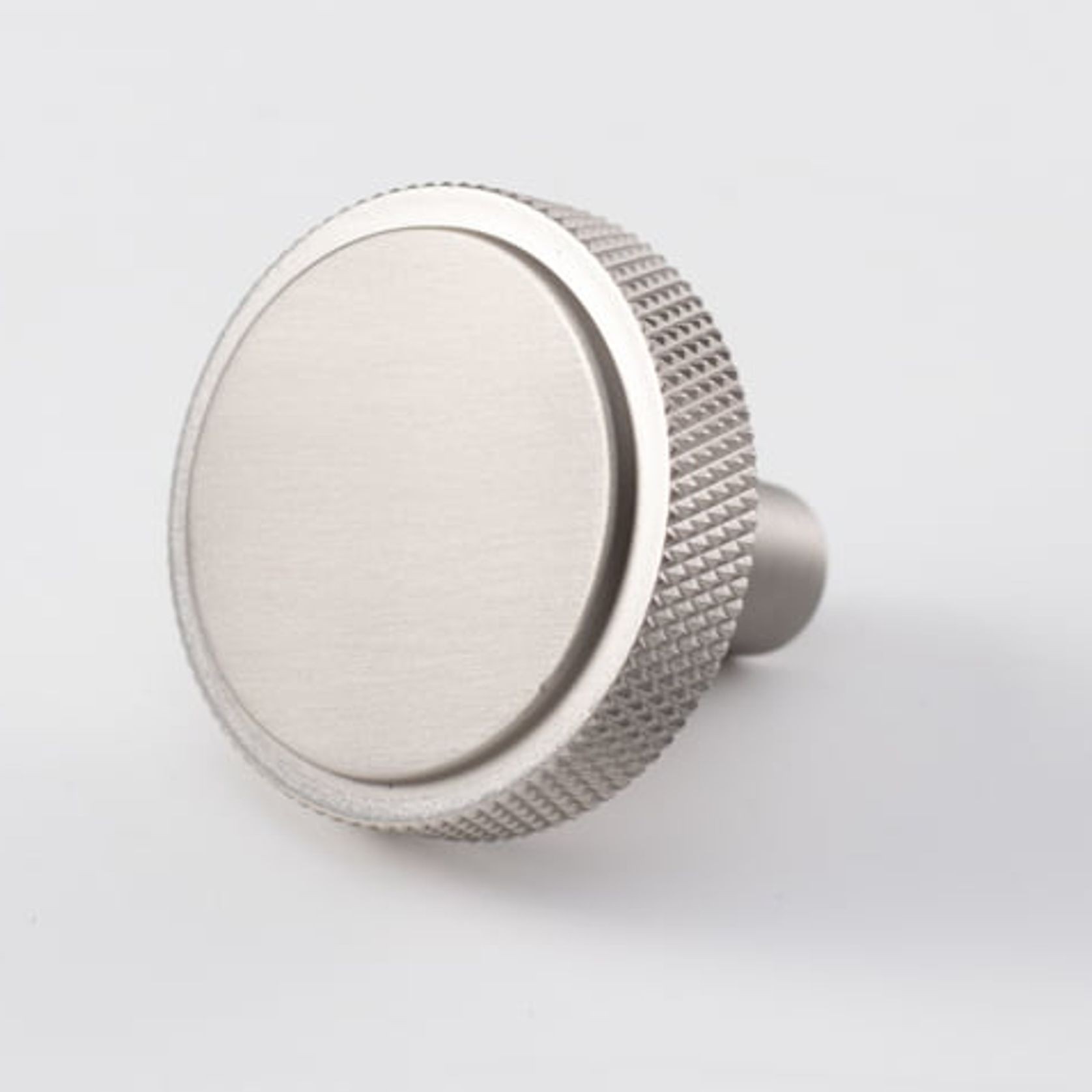 Round Knurled Solid Brass  Drawer Knobs gallery detail image