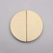 Albany Luna Half Moon Solid Brass Pull Handles gallery detail image