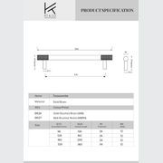 Toowoomba Knurled End T-Bar Cabinet Handles gallery detail image