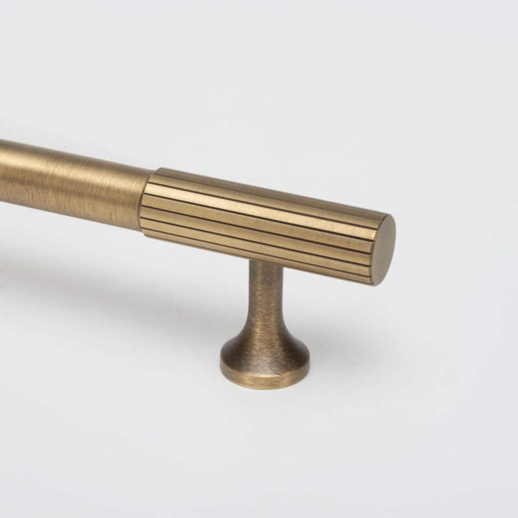 Kitchen Cabinet Handles Antique Aged Brass Rose Bay gallery detail image