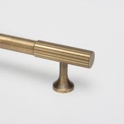 Kitchen Cabinet Handles Antique Aged Brass Rose Bay gallery detail image