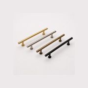 Brass kitchen drawer handles Point Piper gallery detail image