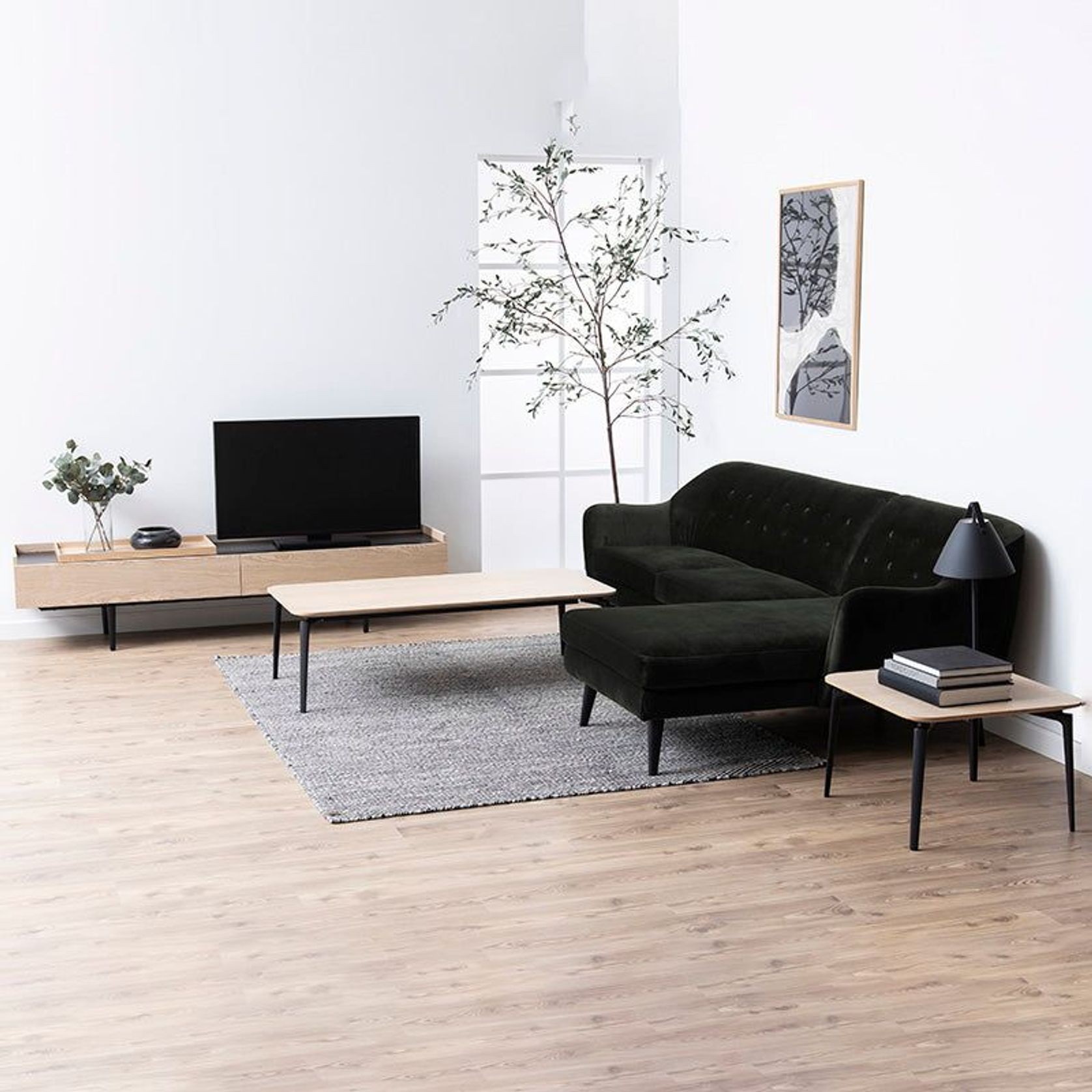 BROGAN Entertainment TV Unit 200cm - Natural gallery detail image