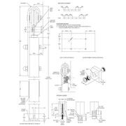 Brio Open Bar Rail Timber 80 2500mm For Top Hung Straight Sliding Panels Stainless Steel OBF80-25 gallery detail image