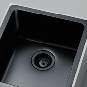 Large & Small Bowl - Matte Black | Kitchen Sink gallery detail image