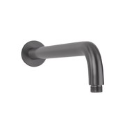 Mira Brushed Gunmetal Curved Shower Arm gallery detail image