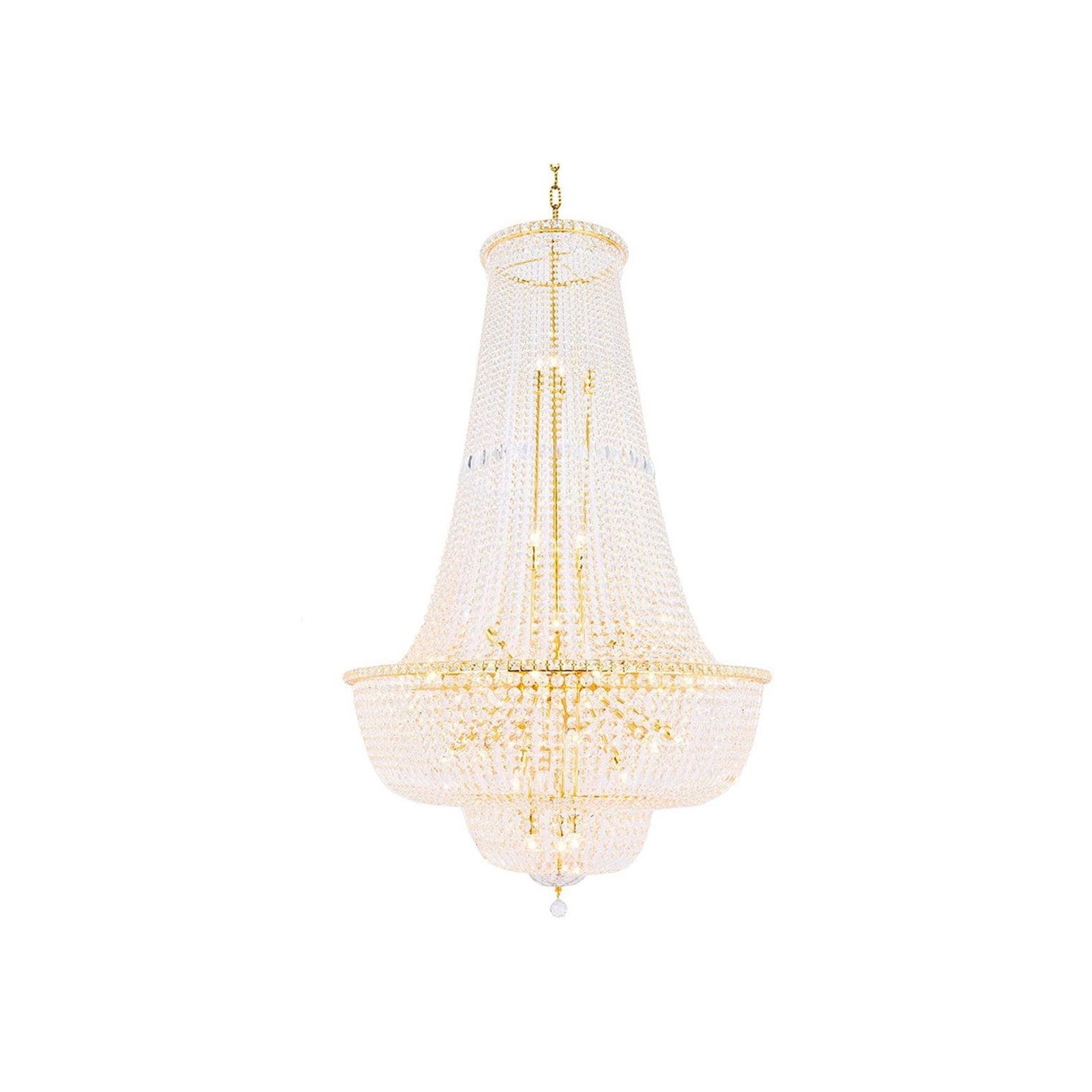 Empress Crystal Basket Chandelier - Gold - 45 Light gallery detail image