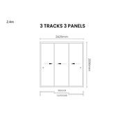 Glass Sliding Door For Baltic Wall Mounted Pergola gallery detail image