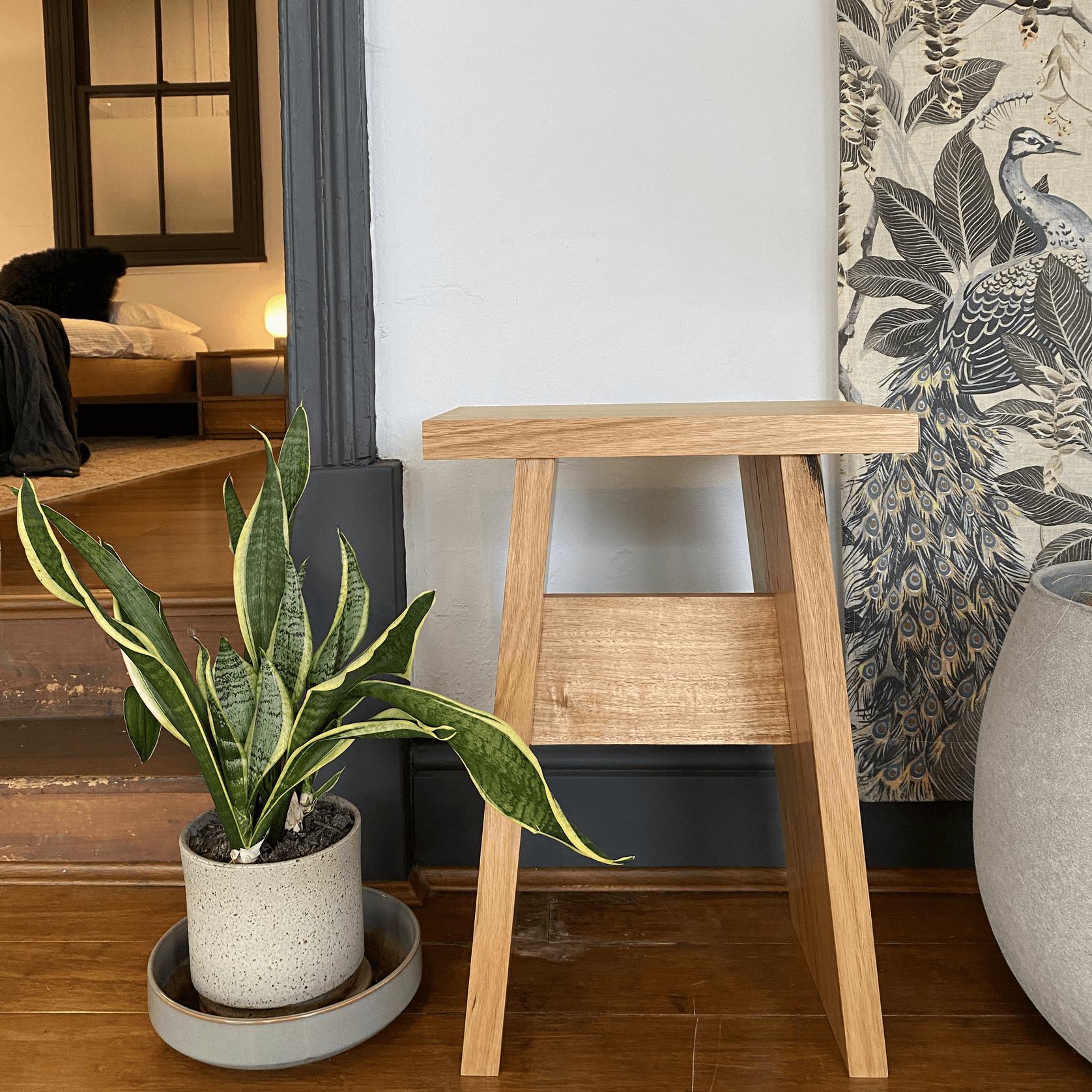 Baxter Timber Bedside Table gallery detail image