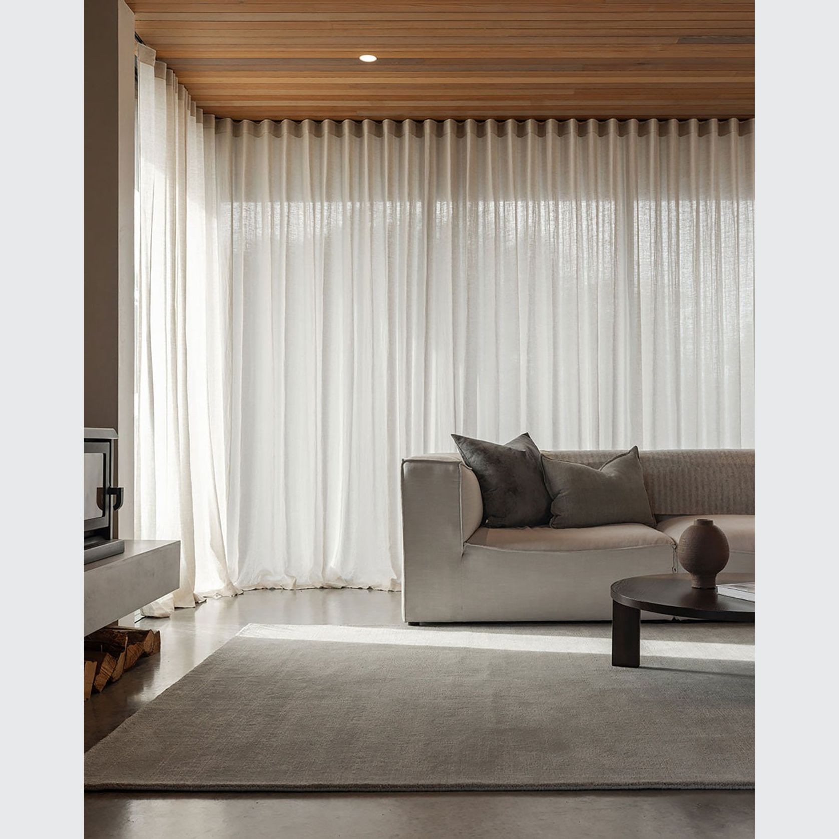 Baya Haywood NZ Wool Floor Rug - Slate gallery detail image