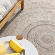 Baya Palm Cove Round Rug - Sand | Indoor or Outdoor gallery detail image