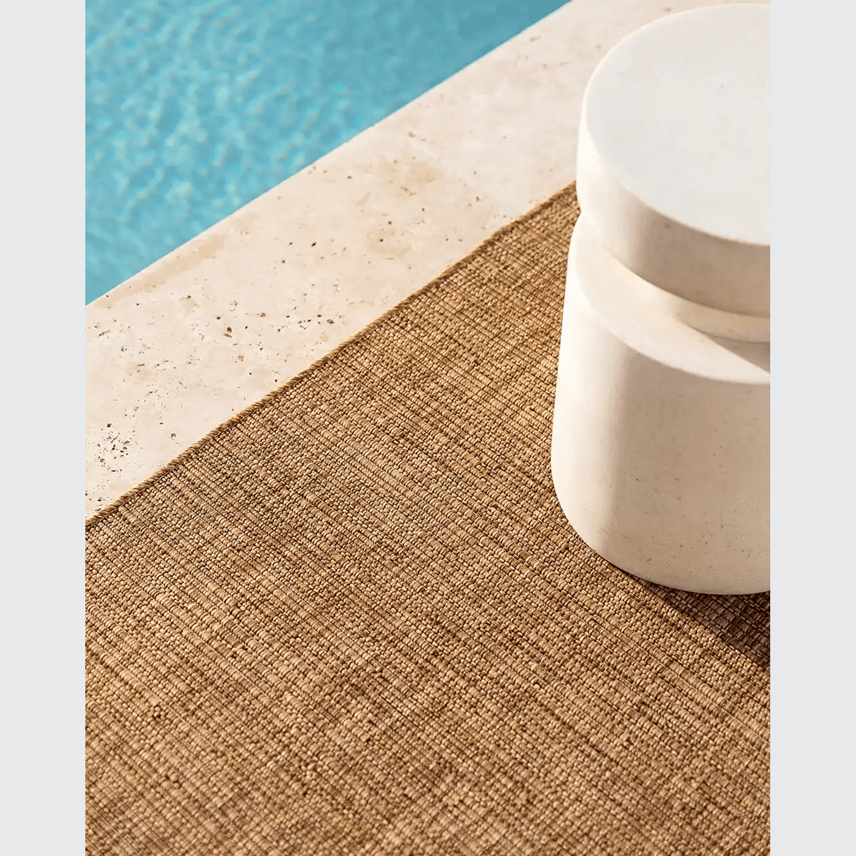 Baya Noumea Floor Rug - Teak | Indoor or Outdoor gallery detail image