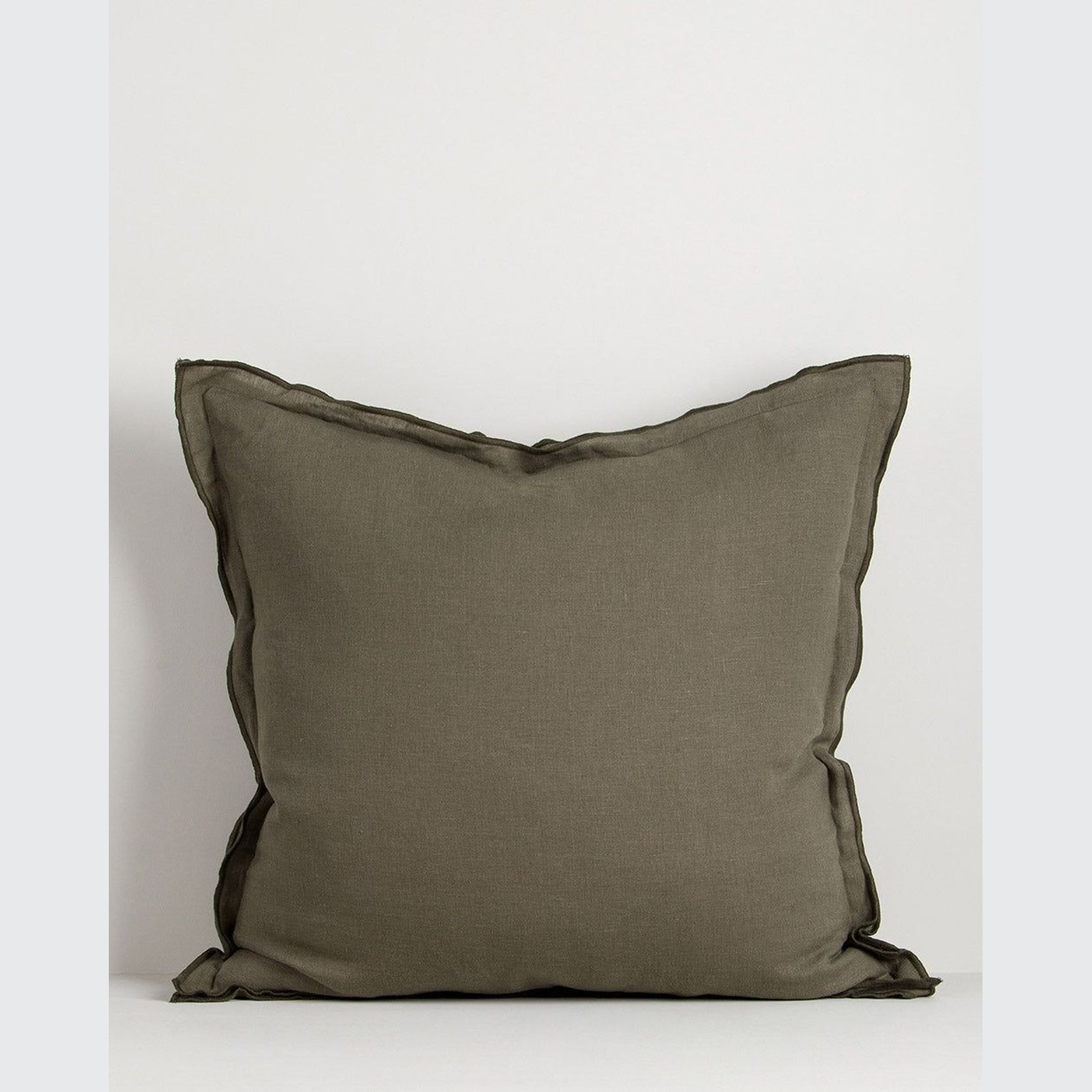 Baya Linden Cushion - Olive gallery detail image