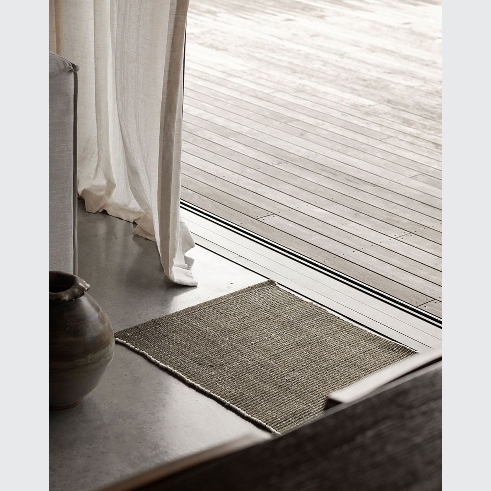 Baya Lonsdale  Floor Mat - Olive | Indoor or Outdoor gallery detail image