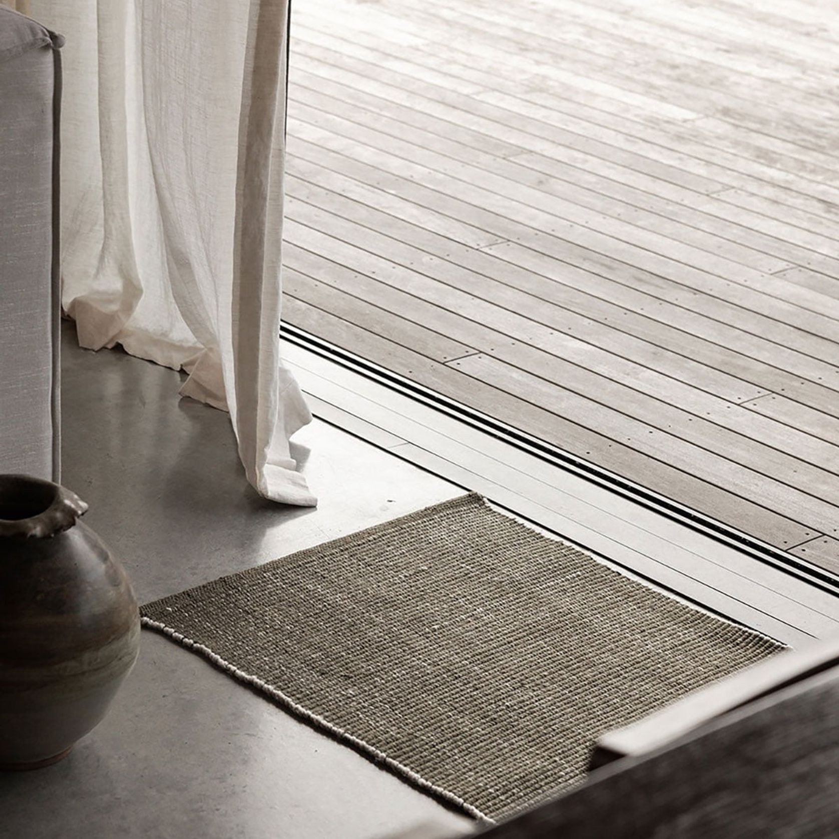 Baya Lonsdale  Floor Mat - Olive | Indoor or Outdoor gallery detail image