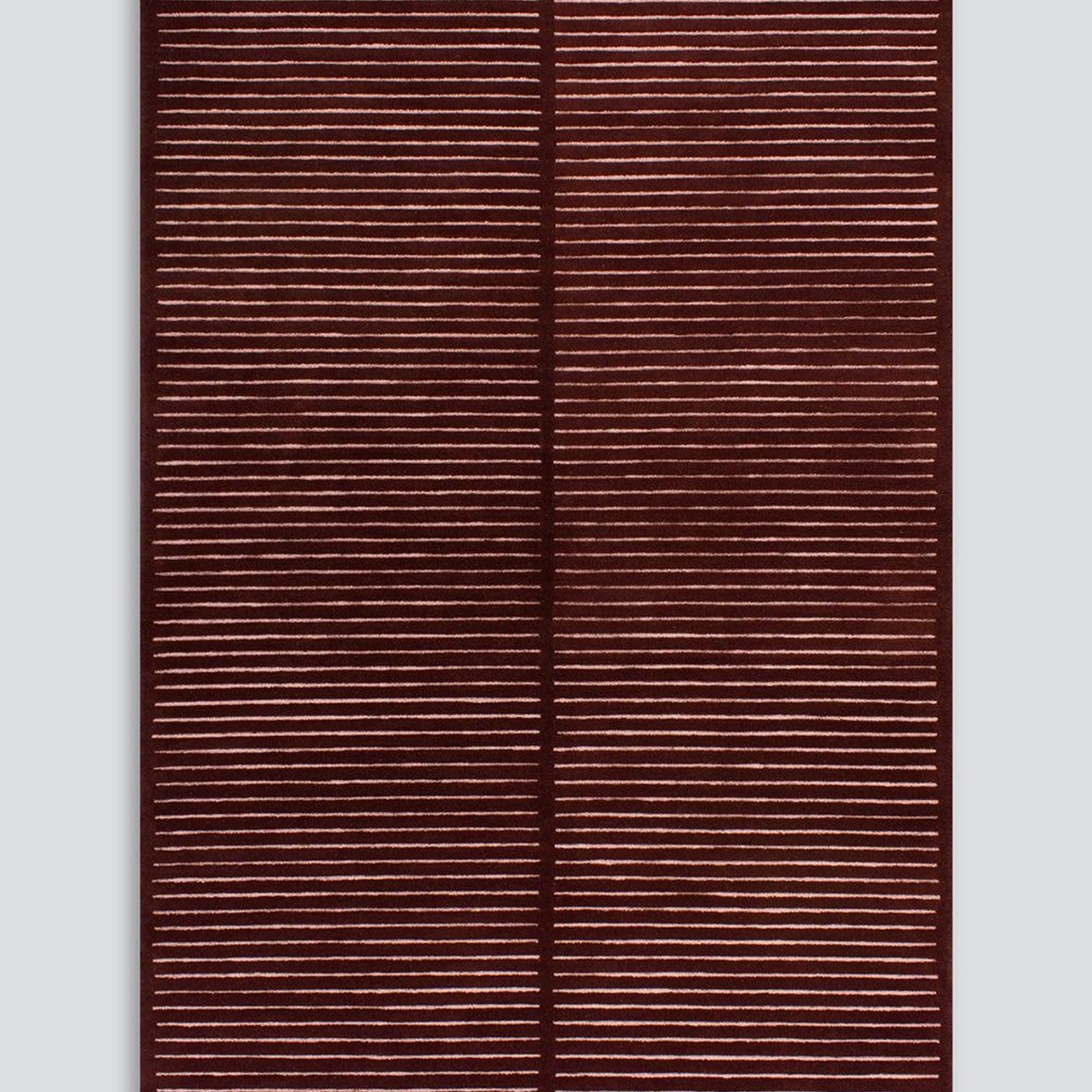 Baya Marlow NZ Wool Floor Rug - Wine gallery detail image