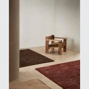 Baya Marlow NZ Wool Floor Rug - Wine gallery detail image