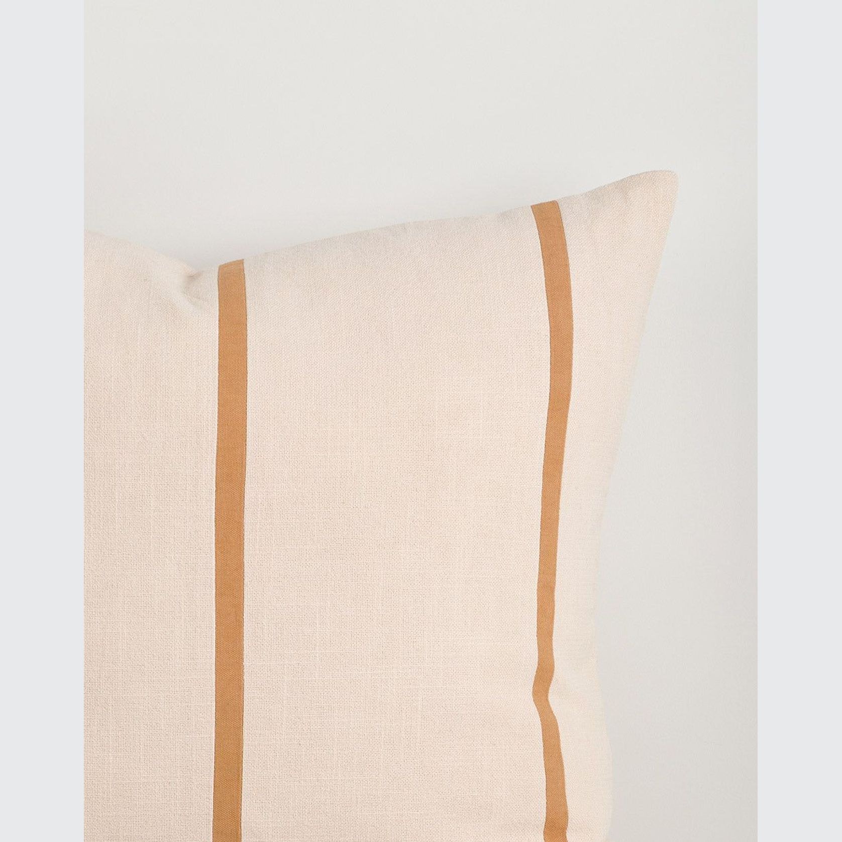 Baya Otis Cushion - Oat/Caramel gallery detail image