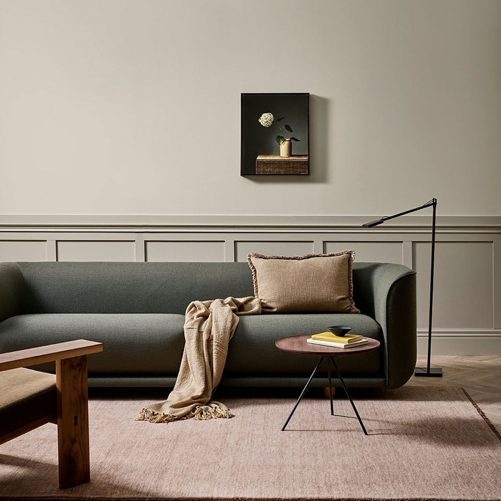 Baya Sandringham NZ Wool Floor Rug - Rosewood gallery detail image