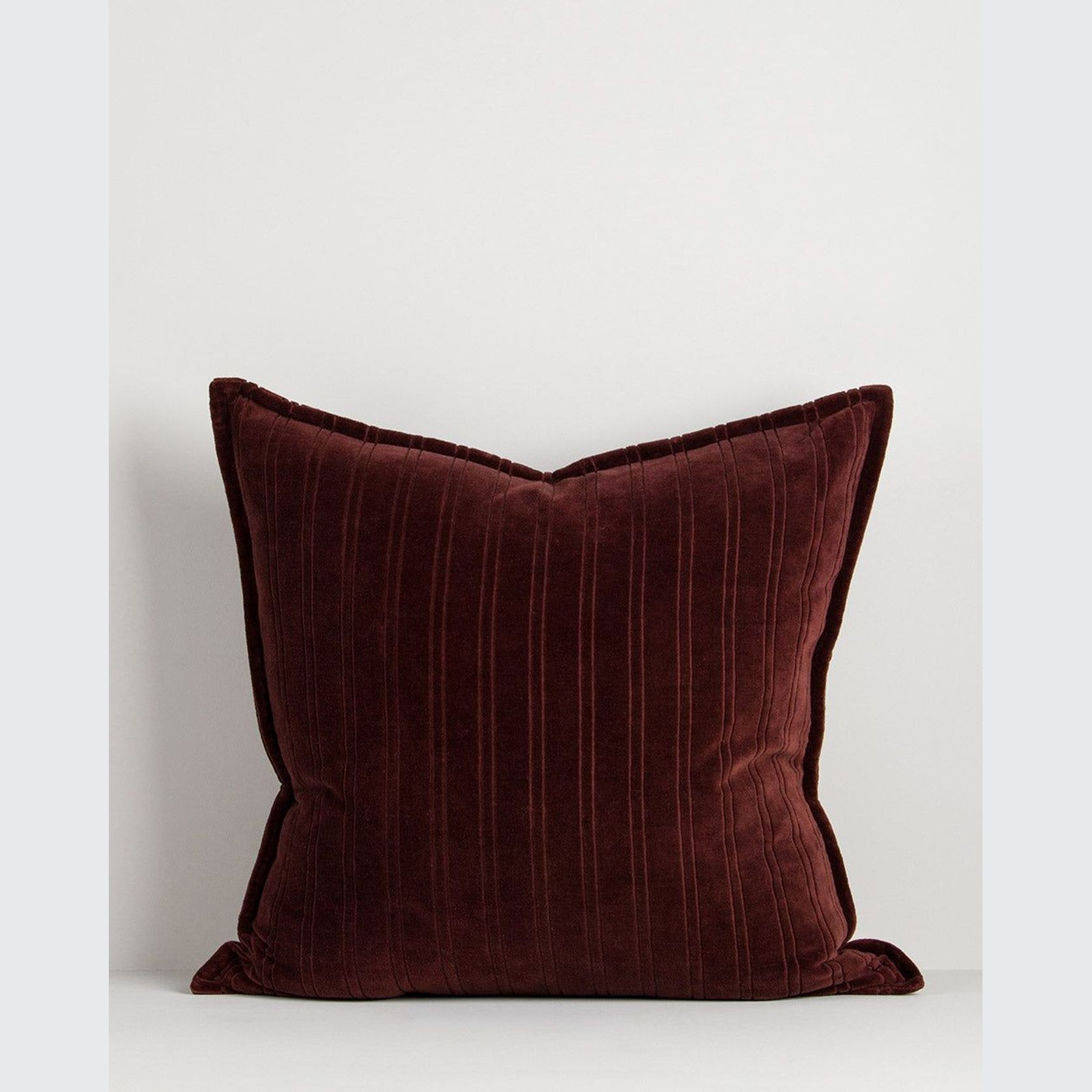 Baya Stria Cushion - Merlot gallery detail image