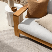 Baya Palm Cove Round Rug - Sand | Indoor or Outdoor gallery detail image