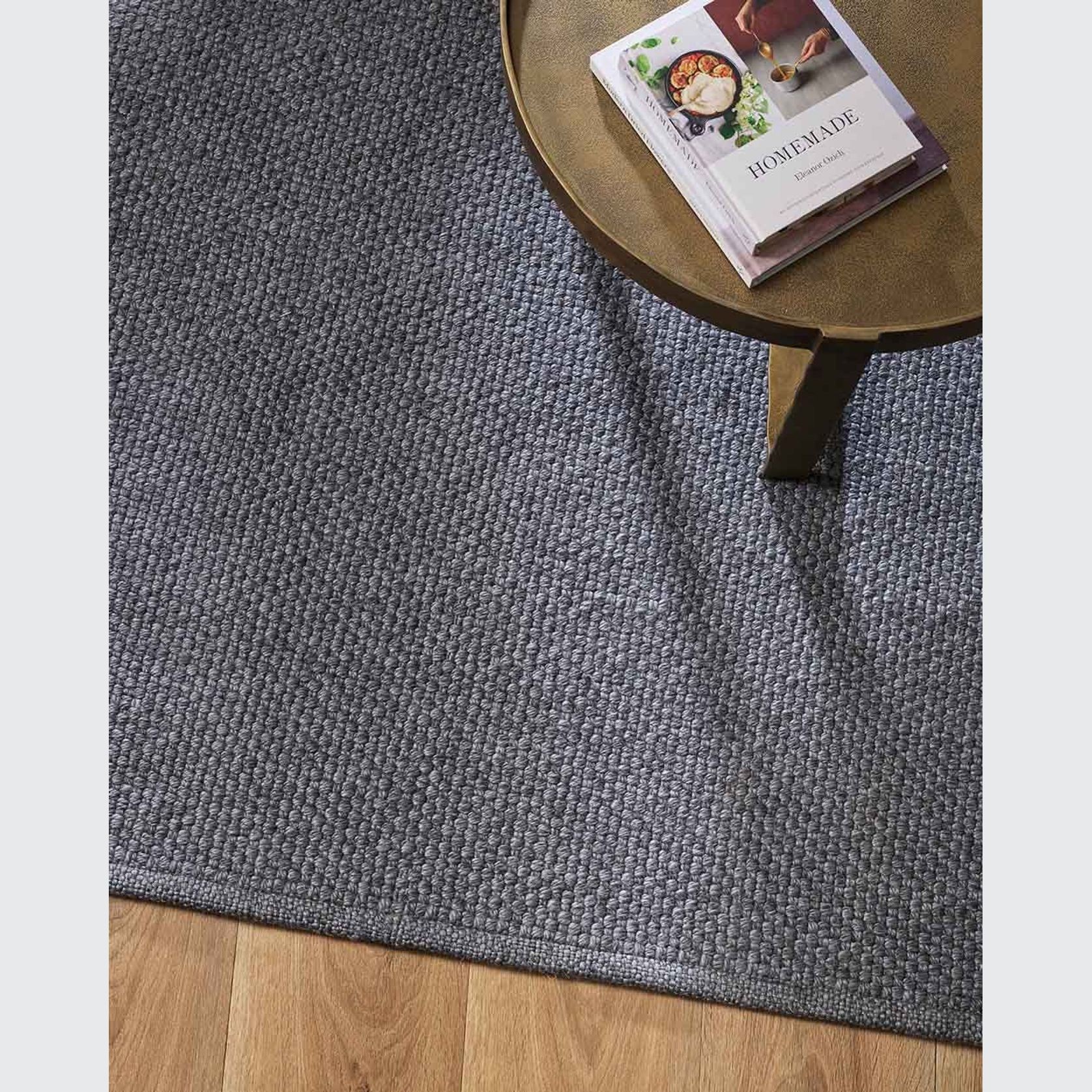 Baya Burleigh Floor Rug - Charcoal | Indoor or Covered Outdoors gallery detail image