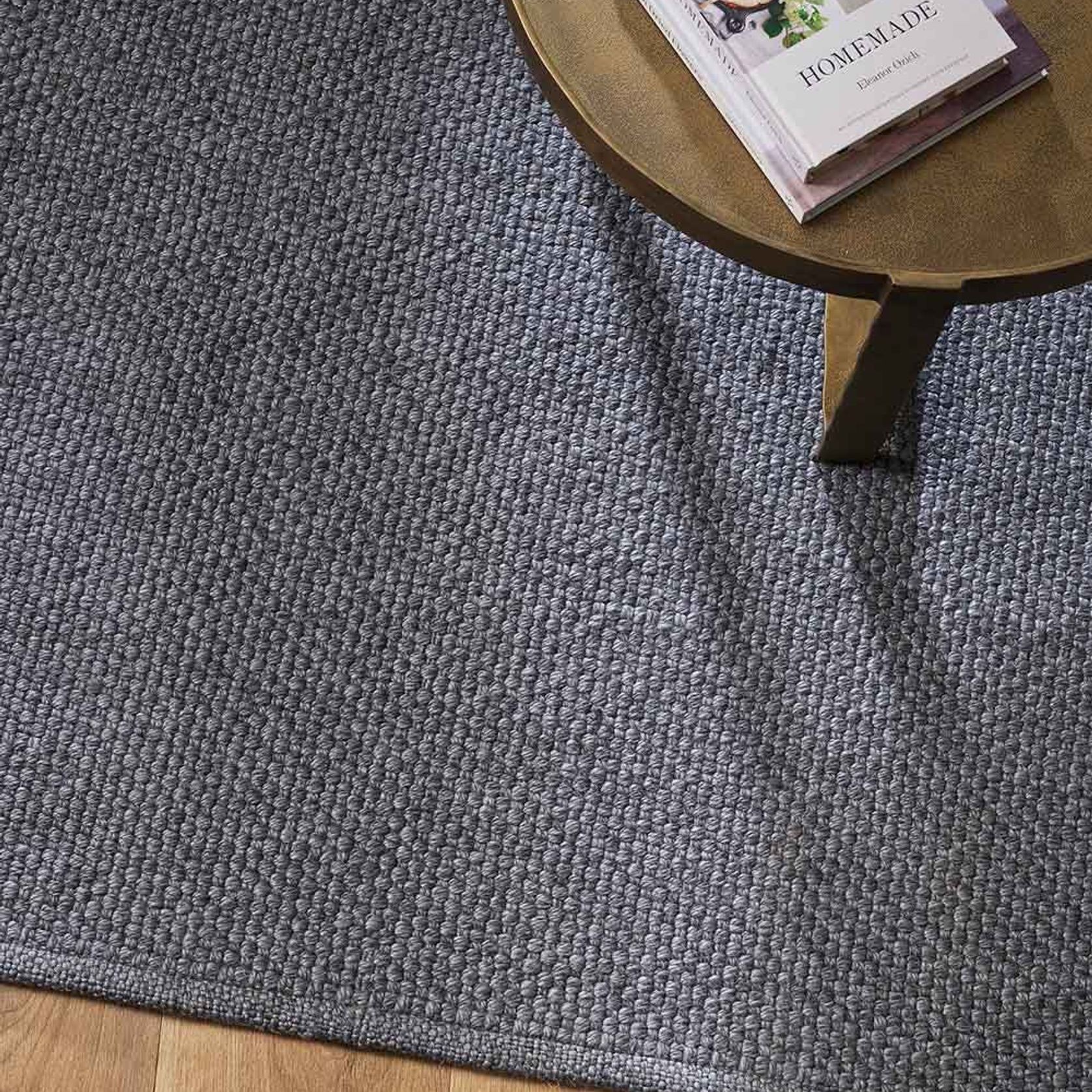 Baya Burleigh Floor Rug - Charcoal | Indoor or Outdoor gallery detail image