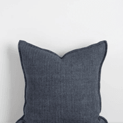 Baya Flaxmill Handwoven Linen Cushion - Thunder gallery detail image
