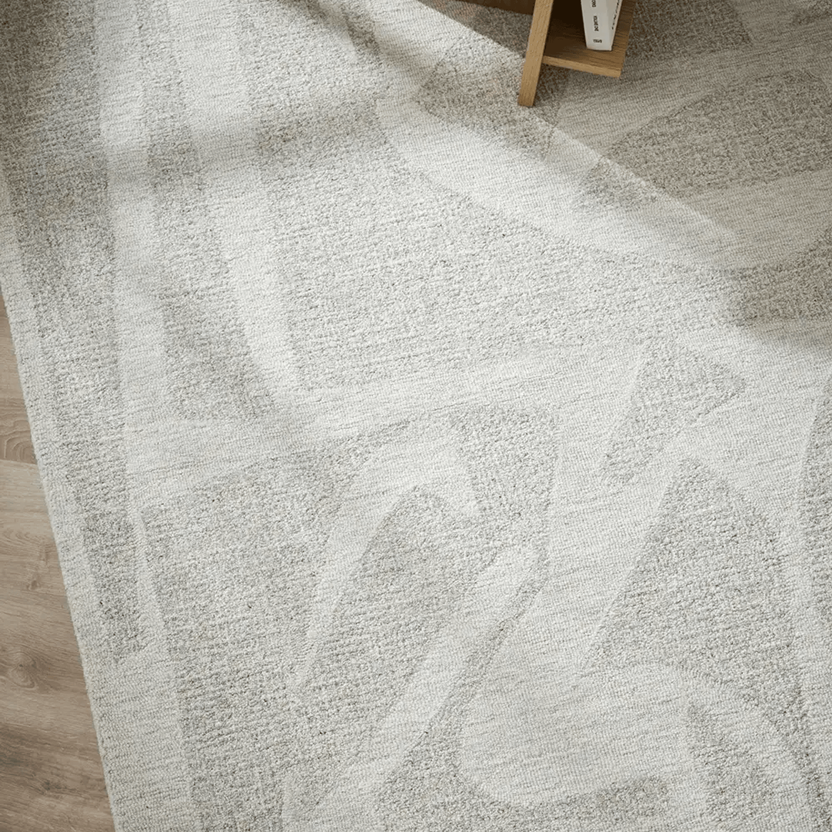 Baya Maya 100% Wool Rug - Oatmeal gallery detail image