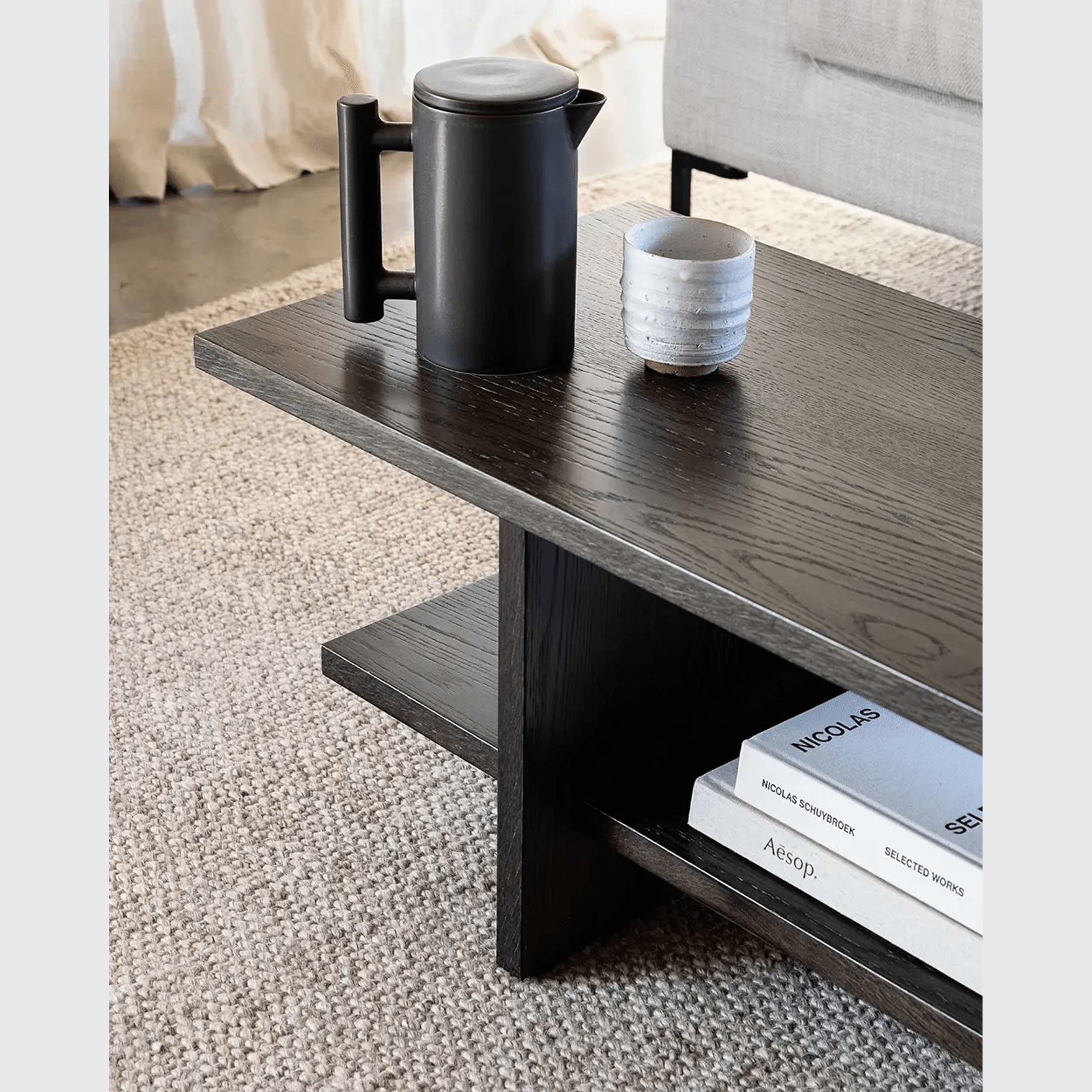 Baya Omaha Handwoven Rug - Pebble gallery detail image