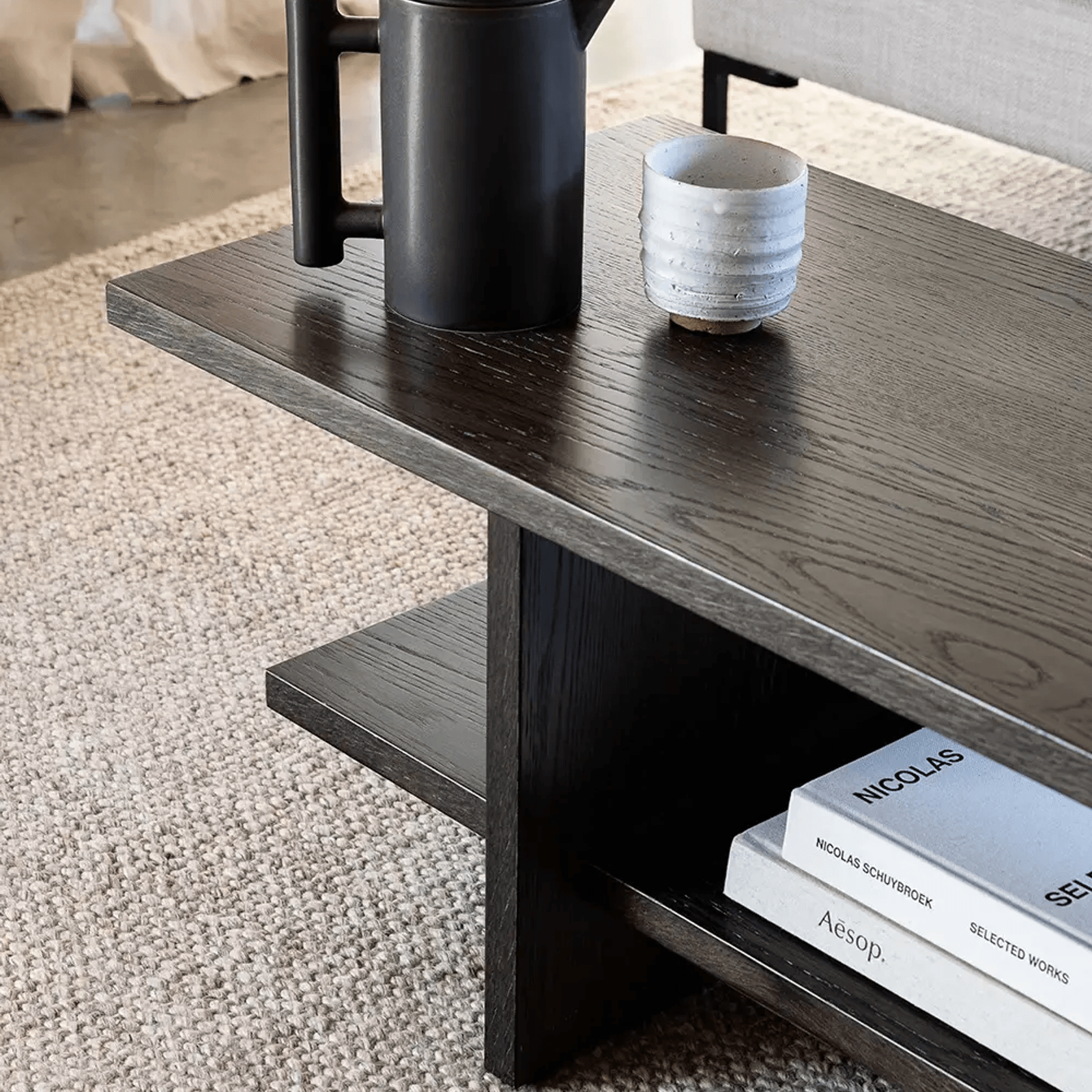 Baya Omaha Handwoven Rug - Pebble gallery detail image