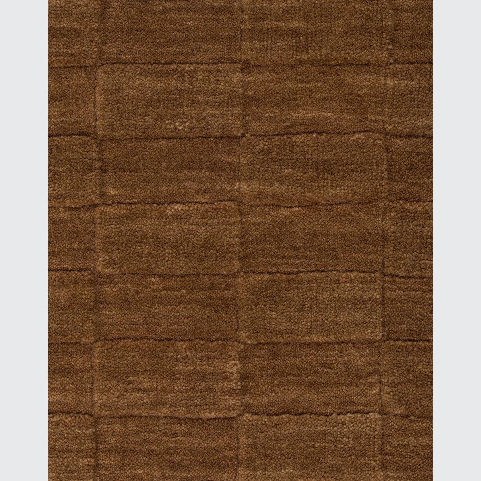 Baya Hugo NZ Wool Floor Rug - Toffee gallery detail image