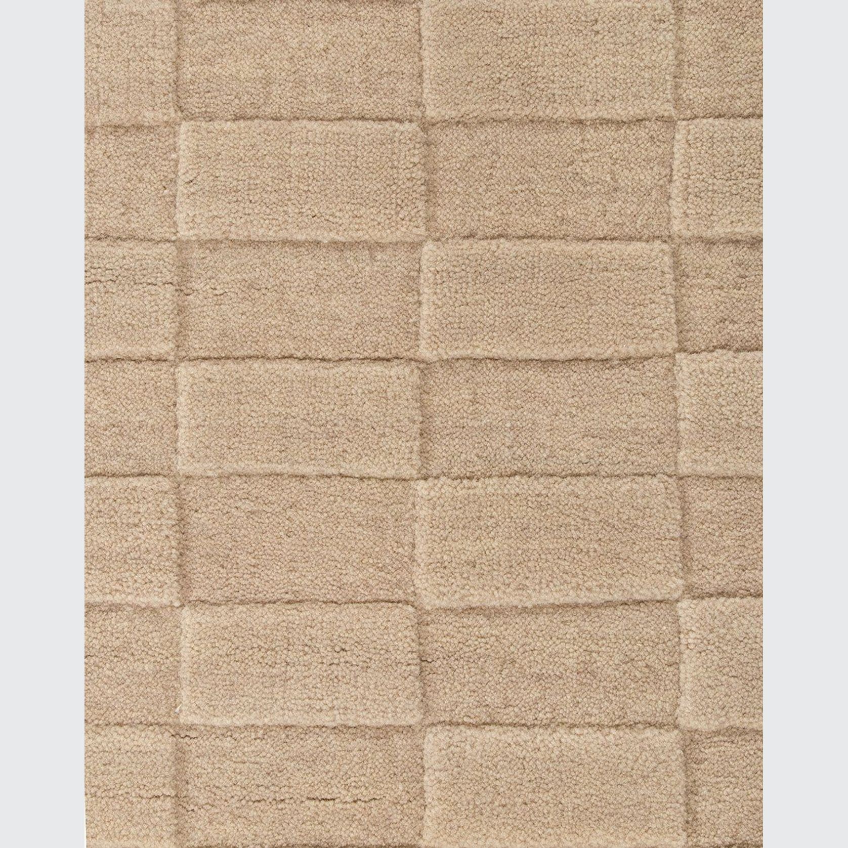 Baya Hugo Wool Floor Rug - Almond gallery detail image