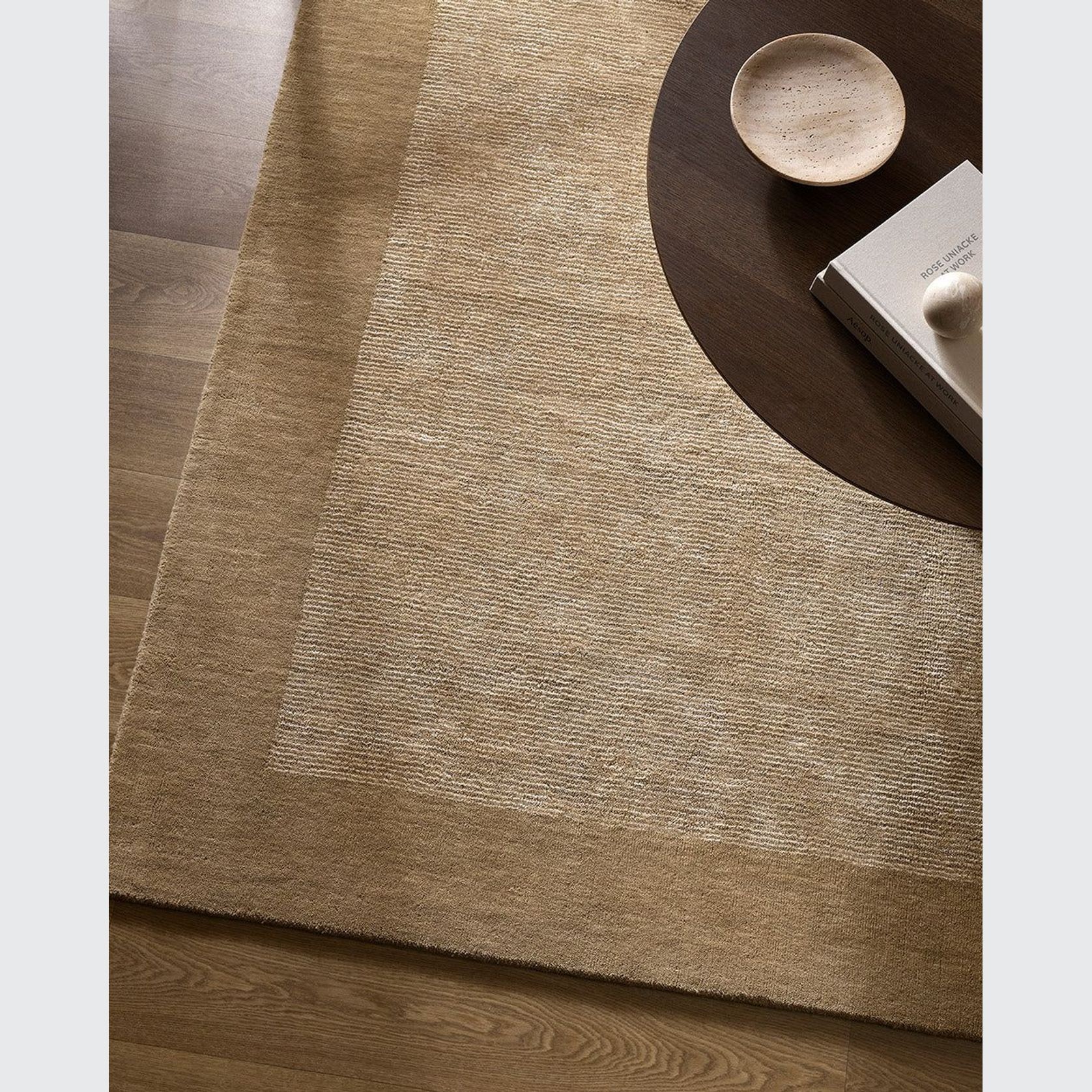 Mayfair Wool/Linen Floor Rug - Wheat gallery detail image