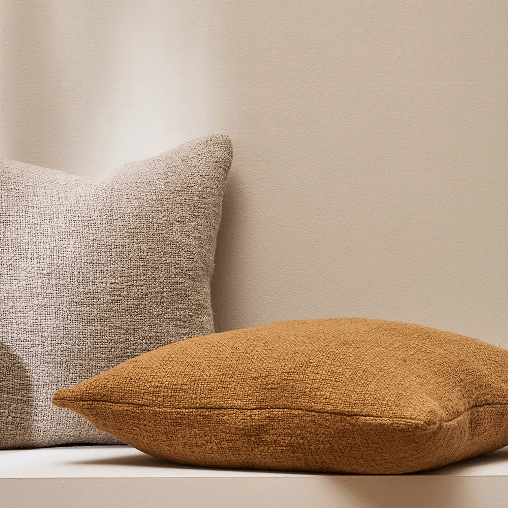 Baya Cyprian Cushion - Caramel | 50 x 50cm gallery detail image