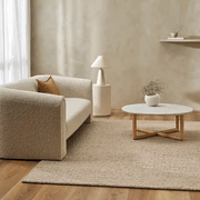 Baya Mt Somers Handwoven 100% Wool Rug - Fawn gallery detail image