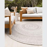 Baya Palm Cove Round Rug - Sand | Indoor or Outdoor gallery detail image