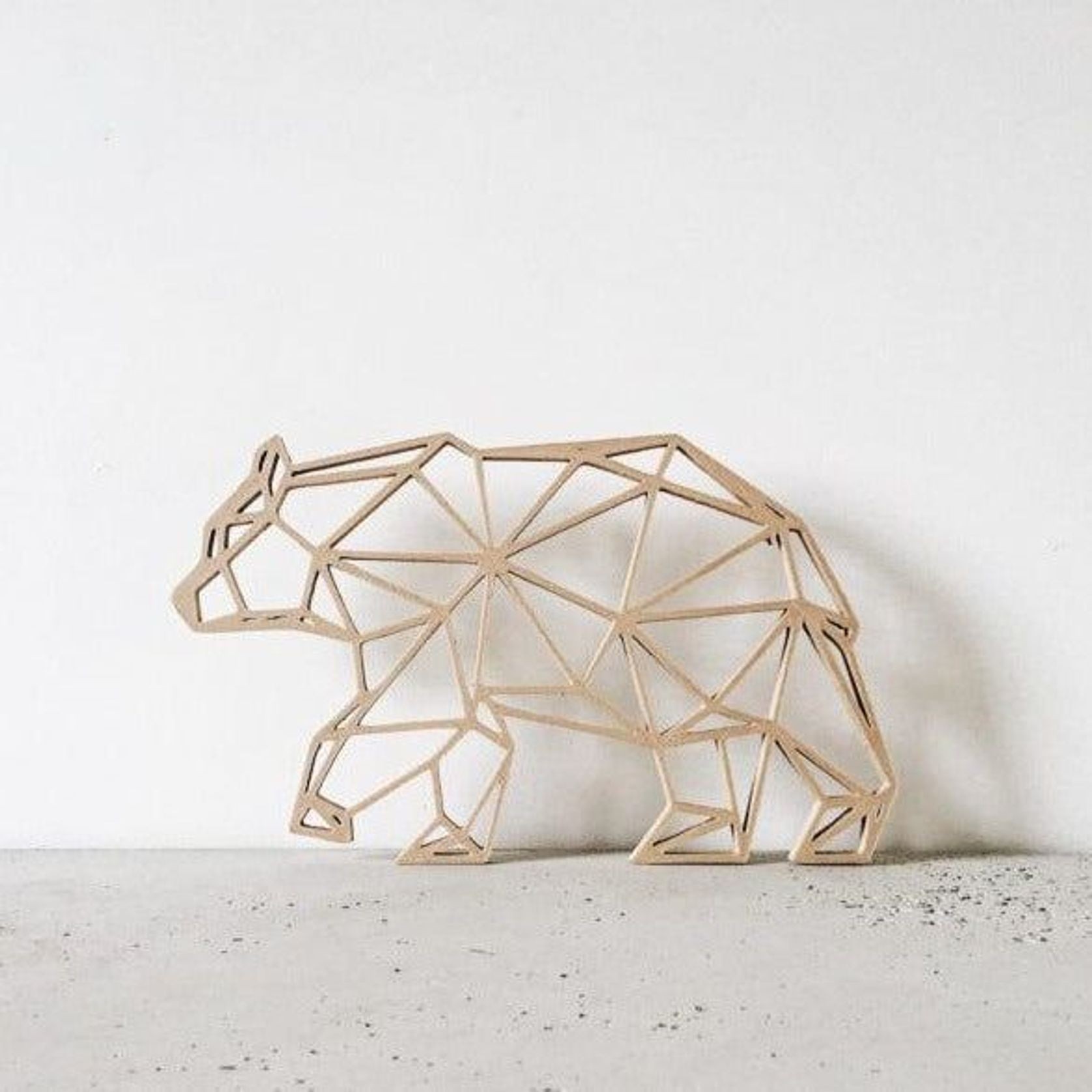 Bear 3D Printed Animal Wall Decor gallery detail image