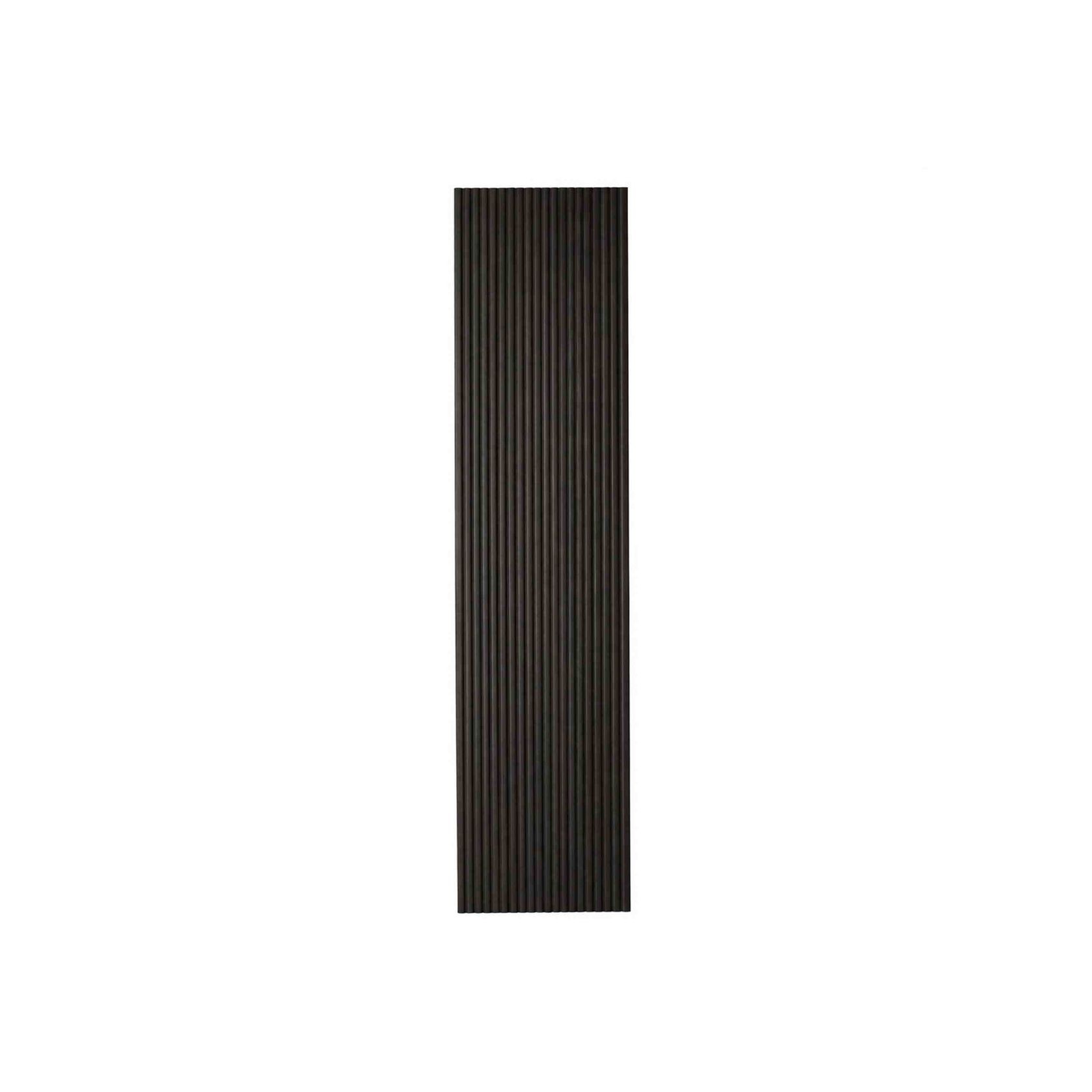 WOODFLEX Flexible Wooden Slat Wall Panel - Black - 2700mm x 600mm - Half Round 27mm gallery detail image