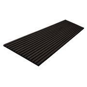 WOODFLEX Flexible Acoustic Wood Slat Wall Panel, Black Veneer - 2700mm x 600mm gallery detail image