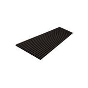 WOODFLEX Flexible Acoustic Wood Slat Wall Panel, Black Veneer - 2700mm x 600mm gallery detail image